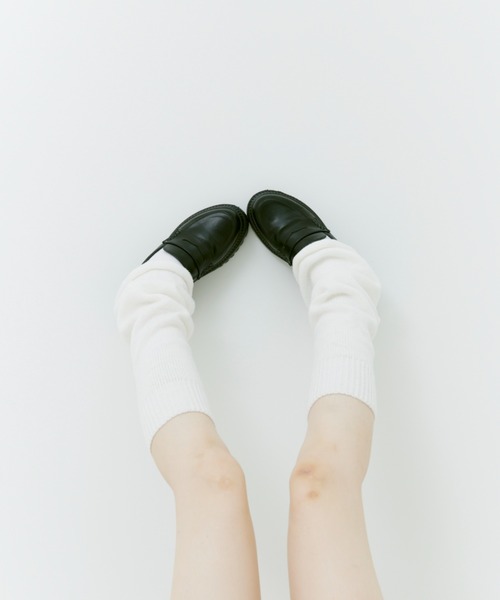 17HR（セブンティーンアワーズ）の「レッグウォーマー（レッグウォーマー・レディース・ホワイト/ブラック・FREE）」の14枚目の写真