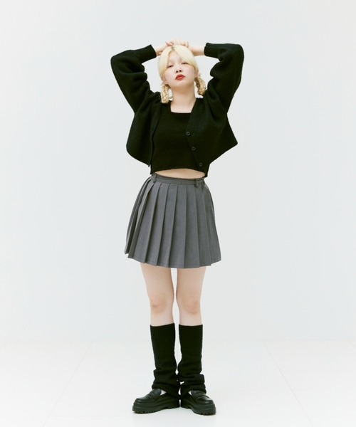 17HR（セブンティーンアワーズ）の「レッグウォーマー（レッグウォーマー・レディース・ホワイト/ブラック・FREE）」の13枚目の写真