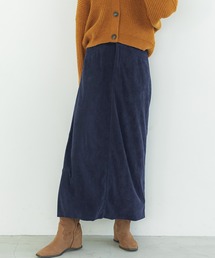 ストレッチコーデュロイロングスカート