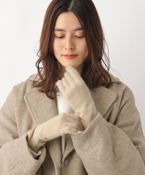 LEPSIM(レプシィム)の「2ピースセットニットグローブ 299605(手袋・レディース・グレー/ブラック/グリーン/ベージュ・ONE SIZE)」の19枚目の写真