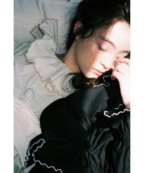 papier（パピエ）の「papier/パピエ/Carrie dress（ワンピース・レディース・ホワイト/ミント/ブラック・FREE）」の7枚目の写真