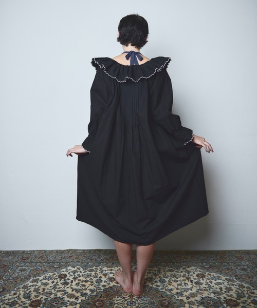 papier（パピエ）の「papier/パピエ/Carrie dress（ワンピース・レディース・ホワイト/ミント/ブラック・FREE）」の10枚目の写真