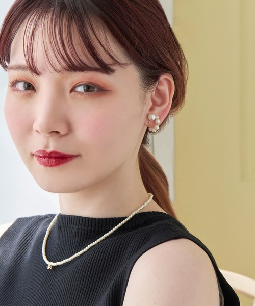 Phoebe（フィービィー）の「ディファレントサイズパールイヤリング（イヤリング・レディース・ホワイト・FREE）」の10枚目の写真