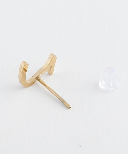 JewCas ひらがなイニシャル片耳ピアス『あ』『ま』『を』『ぬ
