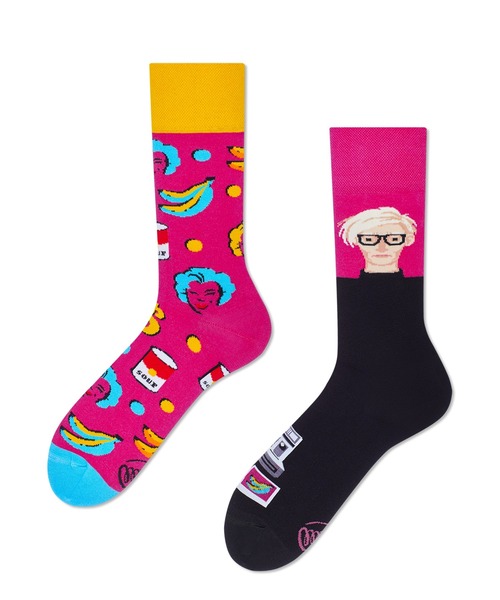 MANY MORNINGS（メニーモーニングス）の「REGULAR SOX-ARTIST SERIES（ソックス/靴下・レディース・その他1/その他4/その他2/その他3/その他5/その他6・S/M/L）」の2枚目の写真