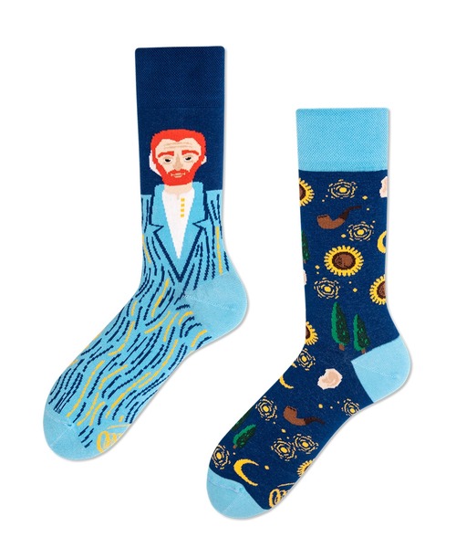 MANY MORNINGS（メニーモーニングス）の「REGULAR SOX-ARTIST SERIES（ソックス/靴下・レディース・その他1/その他4/その他2/その他3/その他5/その他6・S/M/L）」の4枚目の写真