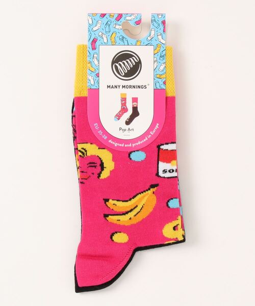 MANY MORNINGS（メニーモーニングス）の「REGULAR SOX-ARTIST SERIES（ソックス/靴下・レディース・その他1/その他4/その他2/その他3/その他5/その他6・S/M/L）」の9枚目の写真