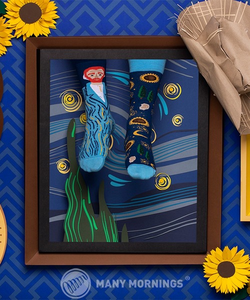 MANY MORNINGS（メニーモーニングス）の「REGULAR SOX-ARTIST SERIES（ソックス/靴下・レディース・その他1/その他4/その他2/その他3/その他5/その他6・S/M/L）」の11枚目の写真