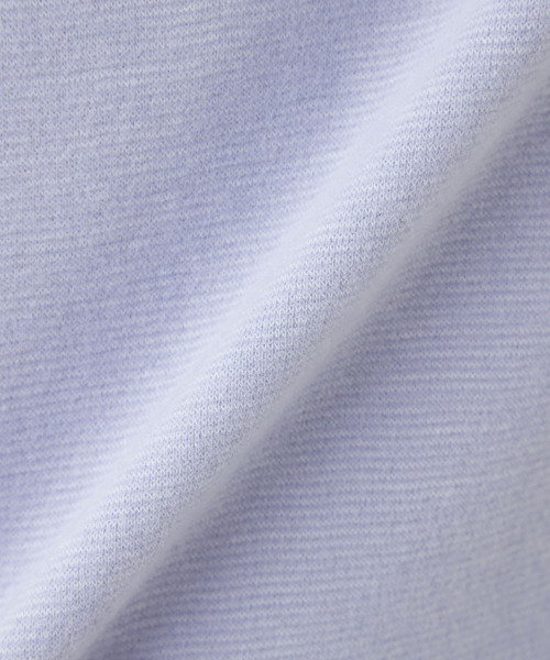 DECOY SINCE 1981（デコイシンスイチキュウハチイチ）の「【吸湿発熱】シアバター配合日本製ハイネックカットプルオーバー（Tシャツ/カットソー・レディース・サックスブルー/パープル/アイボリー/ピンク/イエロー/グリーン/マスタード・L/LL/M）」の10枚目の写真