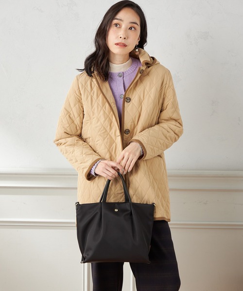 DECOY SINCE 1981（デコイシンスイチキュウハチイチ）の「【吸湿発熱】シアバター配合日本製ハイネックカットプルオーバー（Tシャツ/カットソー・レディース・サックスブルー/パープル/アイボリー/ピンク/イエロー/グリーン/マスタード・L/LL/M）」の16枚目の写真