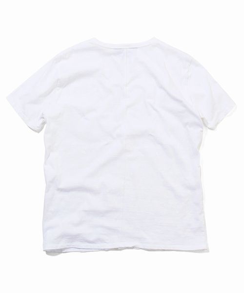 BEN DAVIS BLACKOUT COLLECTION（ベンデイビスブラックアウトコレクション）の「BEN DAVIS BLACKOUT COLLECTION V-NECK POKET TEE（Tシャツ/カットソー・メンズ・ホワイト/ブラック/ナチュラル/ブルー・SMALL/LARGE/MEDIUM）」の14枚目の写真