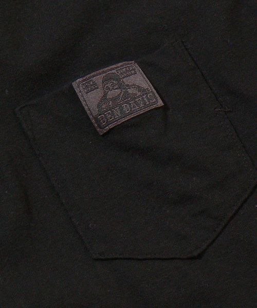 BEN DAVIS BLACKOUT COLLECTION（ベンデイビスブラックアウトコレクション）の「BEN DAVIS BLACKOUT COLLECTION V-NECK POKET TEE（Tシャツ/カットソー・メンズ・ホワイト/ブラック/ナチュラル/ブルー・SMALL/LARGE/MEDIUM）」の15枚目の写真