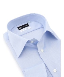 Perfect Suit FActory | 【形態安定】長袖ワイシャツ　本格80双糸クオリティ　クラシコ　サックス(ビジネスシャツ)
