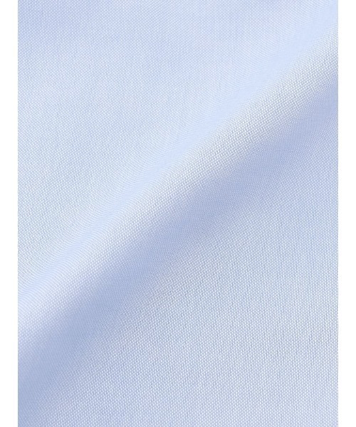 Perfect Suit FActory（パーフェクトスーツファクトリー）の「【形態安定】長袖ワイシャツ　本格80双糸クオリティ　クラシコ　サックス（ビジネスシャツ・メンズ・サックスブルー・首回り45cm-裄丈86cm/首回り43cm-裄丈86cm/首回り41cm-裄丈84cm/首回り39cm-裄丈82cm/首回り37cm-裄丈80cm）」の2枚目の写真