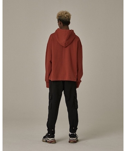 VIBGYOR(ヴィブジョー)の「【Re:one】-OVERR- STOPPER ORANGE HOODIE(MA)(パーカー・メンズ・オレンジ・FREE)」の3枚目の写真