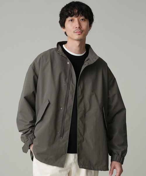 NANO universe（ナノユニバース）の「LB.04/WEB限定 別注Rain-Stuffショートモッズ（モッズコート・メンズ・ブラック/ブラウン系その他3・M/L）」の2枚目の写真