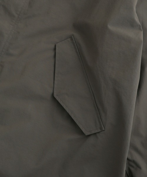 NANO universe（ナノユニバース）の「LB.04/WEB限定 別注Rain-Stuffショートモッズ（モッズコート・メンズ・ブラック/ブラウン系その他3・M/L）」の20枚目の写真