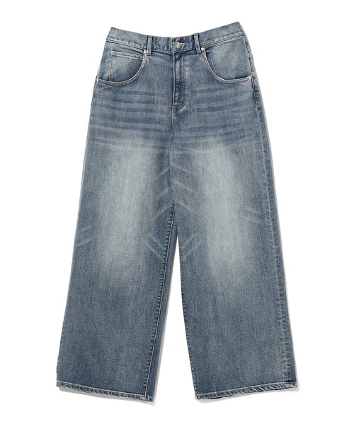 VAPORIZE（ヴェイパライズ）の「VAPORIZE / WIDE DENIM（デニムパンツ・メンズ・ブラック/ブルー系その他3・MEDIUM/LARGE/SMALL）」の4枚目の写真