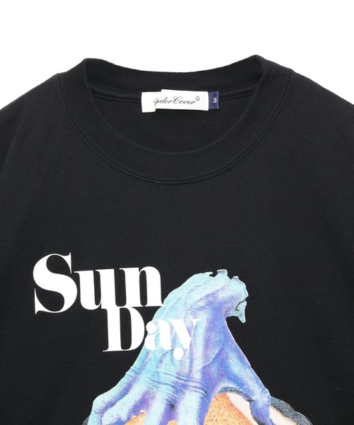 UNDERCOVER（アンダーカバー）の「UC1C3805（Tシャツ/カットソー・メンズ・ホワイト/トップグレー/ブラック・5/4/1/2/3）」の5枚目の写真