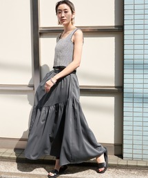 Auntie Rosa Holiday | イレギュラー切替ギャザーボリュームスカート(スカート)