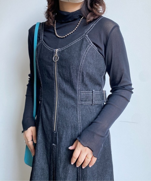 CPCM(シーピーシーエム)の「23パワーネットインナーメロータートル(Tシャツ/カットソー・メンズ・イエロー/オレンジ/ブラック/ベージュ/アイボリー・FREE)」の7枚目の写真