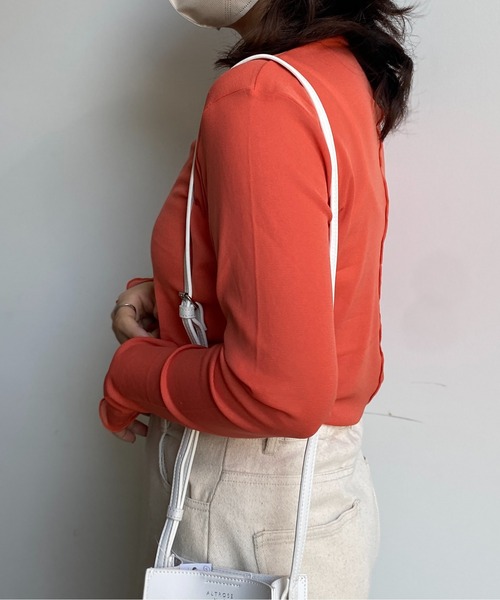 CPCM(シーピーシーエム)の「23パワーネットインナーメロータートル(Tシャツ/カットソー・メンズ・イエロー/オレンジ/ブラック/ベージュ/アイボリー・FREE)」の17枚目の写真