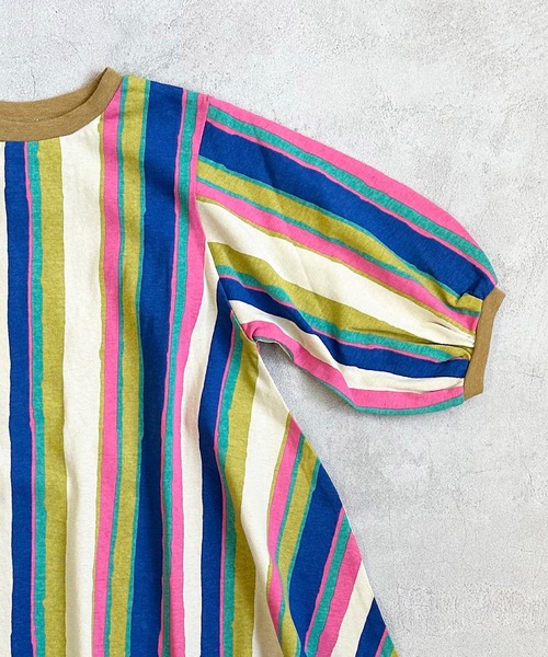 HOGAN RANCH WEAR（ホーガンランチウエア）の「ソウガラランタンロングスリーブワンピース(90～130cm)（ワンピース・キッズ・マルチ/ブルー/ベージュ・90/100/110/120/130）」の10枚目の写真