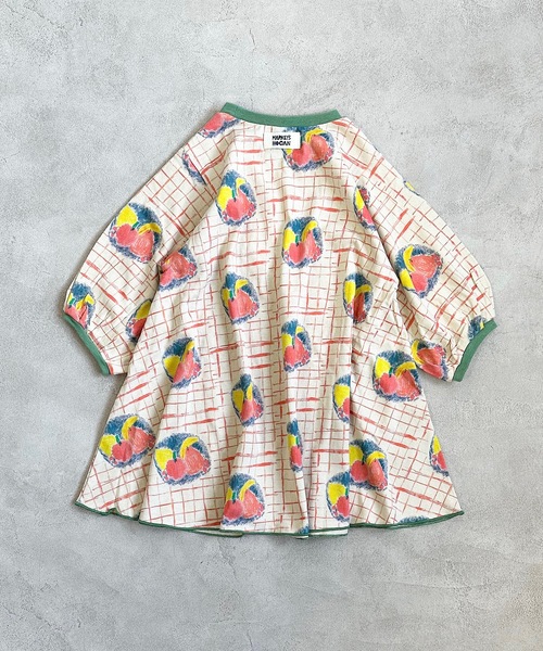 HOGAN RANCH WEAR（ホーガンランチウエア）の「ソウガラランタンロングスリーブワンピース(90～130cm)（ワンピース・キッズ・マルチ/ブルー/ベージュ・90/100/110/120/130）」の4枚目の写真