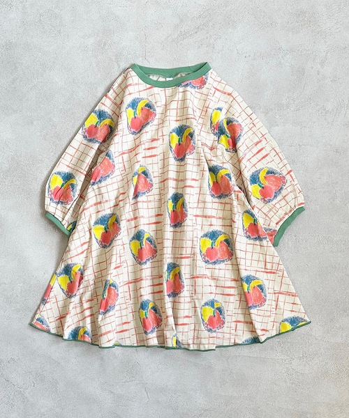 HOGAN RANCH WEAR（ホーガンランチウエア）の「ソウガラランタンロングスリーブワンピース(90～130cm)（ワンピース・キッズ・マルチ/ブルー/ベージュ・90/100/110/120/130）」の12枚目の写真