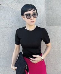 JENNEベーシッククルーネックニット