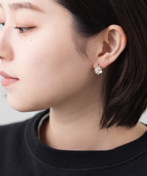 Zoule（ゾーラ）の「tears bijouピアス（ピアス（両耳用）・レディース・ピンク系その他/ブルー/シルバー/ピンク/ゴールド/クリア・FREE）」の7枚目の写真