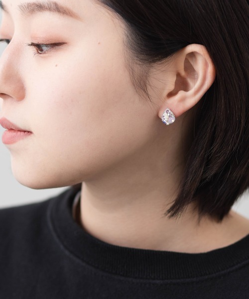 Zoule（ゾーラ）の「tears bijouピアス（ピアス（両耳用）・レディース・ピンク系その他/ブルー/シルバー/ピンク/ゴールド/クリア・FREE）」の9枚目の写真