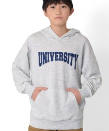 GLAZOS | 裏毛・カレッジプリントパーカー(パーカー)