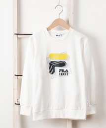 FILA（フィラ）の「【FILA/フィラ】ビッグシルエット ブランドロゴ ラバープリント キッズトレーナー / キッズスウェット/裏毛/【140ｃｍ-160ｃｍ】（スウェット・キッズ）」