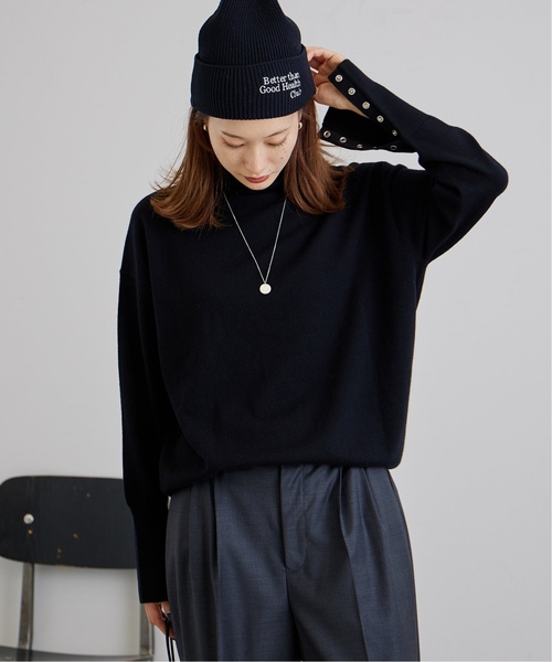 フレームワークFRAMeWORKハイゲージ天竺タートルネック フレームワーク  