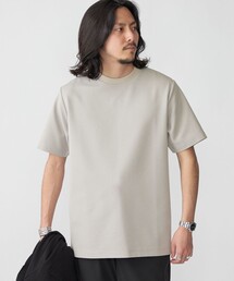 *SHIPS: テレワーク ビズ サーフニット クルーネック Tシャツ