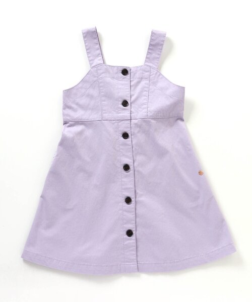 apres les cours（アプレレクール）の「後ろリボンフレアジャンパースカート（ジャンパースカート・キッズ・インディゴブルー/ラベンダー・90/100/110/120/80/130/140）」の13枚目の写真