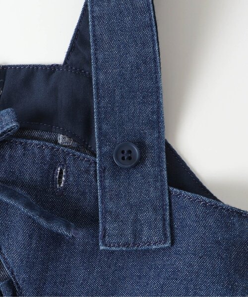 apres les cours（アプレレクール）の「後ろリボンフレアジャンパースカート（ジャンパースカート・キッズ・インディゴブルー/ラベンダー・90/100/110/120/80/130/140）」の8枚目の写真