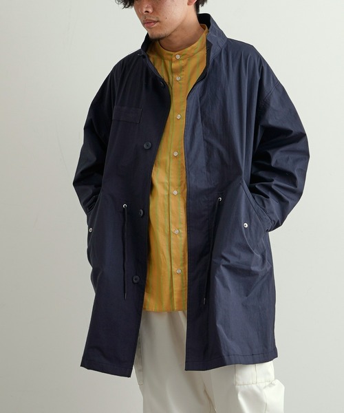 CIAOPANIC TYPY(チャオパニックティピー)の「【OSORO】ビッグシルエットスタンドネックモッズコート/ミドル丈(モッズコート・メンズ・ネイビー/オフホワイト/カーキ・M/L)」の16枚目の写真