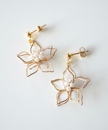 jolie minette/ワイヤーミニフラワー ピアス