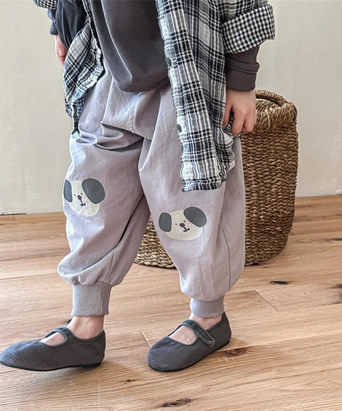 aimoha（アイモハ）の「【aimoha-KIDS-】子供服　可愛い猫ワッペンプリント裾絞りパンツ（その他パンツ・キッズ・グレー/ダークベージュ・90/100/110/120/130/80）」の21枚目の写真