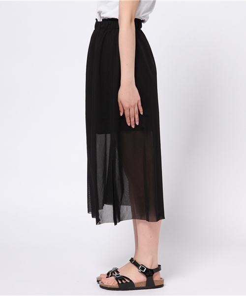 Kastane（カスタネ）の「【Kastane】チュールスカート（スカート・レディース・その他16/オフホワイト/ブラック・FREE）」の5枚目の写真