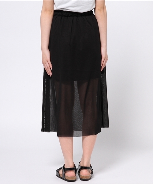 Kastane（カスタネ）の「【Kastane】チュールスカート（スカート・レディース・その他16/オフホワイト/ブラック・FREE）」の6枚目の写真