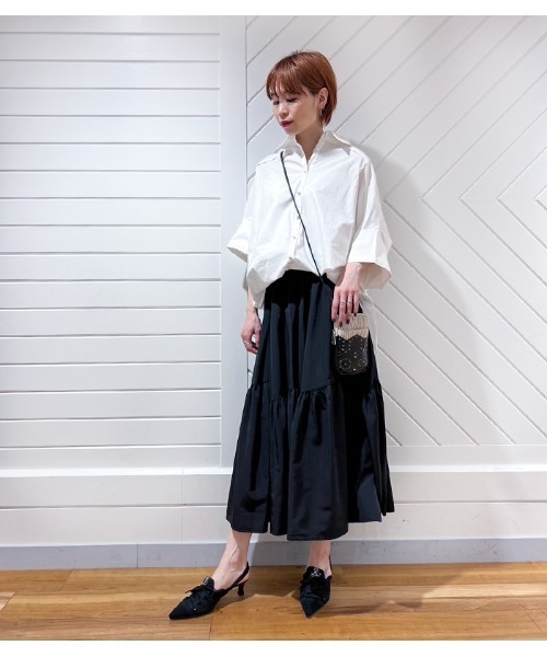 ROBERTA GANDOLFI（ロベルタガンドルフィ）の「【ROBERTA GANDOLEI/ロベルタ ガンドルフィー】パンチングレザーコンビネーションモバイルポシェット（ショルダーバッグ・レディース・ブラック・FREE）」の7枚目の写真