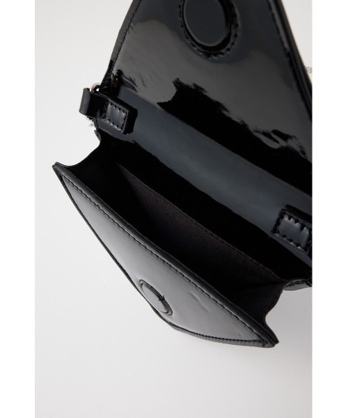 MOUSSY（マウジー）の「TRIANGLE MINI バッグ（ショルダーバッグ・レディース・シルバー/ブラック/ゴールド・FREE）」の18枚目の写真