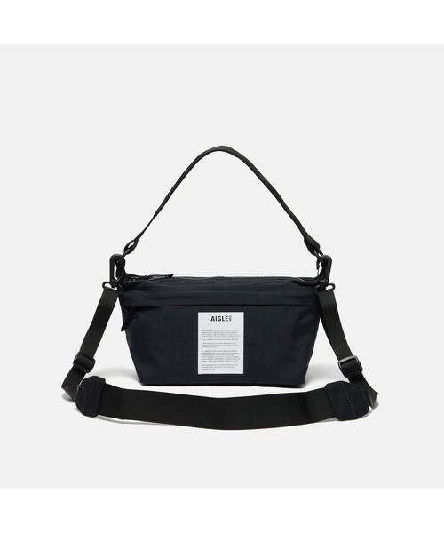 AIGLE（エーグル）の「パッカブルショルダーバッグミニ（ショルダーバッグ・レディース・グリーン/ブラック・FREE）」の2枚目の写真