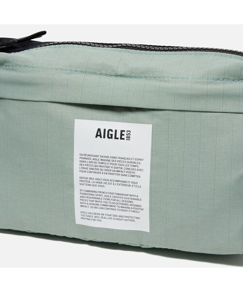 AIGLE（エーグル）の「パッカブルショルダーバッグミニ（ショルダーバッグ・レディース・グリーン/ブラック・FREE）」の5枚目の写真