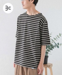 FORK&SPOON | FORK&SPOON　ボートネックボーダーショートスリーブ(Tシャツ/カットソー)
