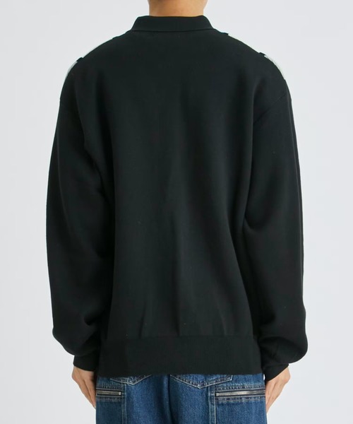 F-LAGSTUF-F（フラグスタフ）の「STRIPE KNIT CARDIGAN（カーディガン/ボレロ・メンズ・オレンジ/ブラック・M/L）」の17枚目の写真