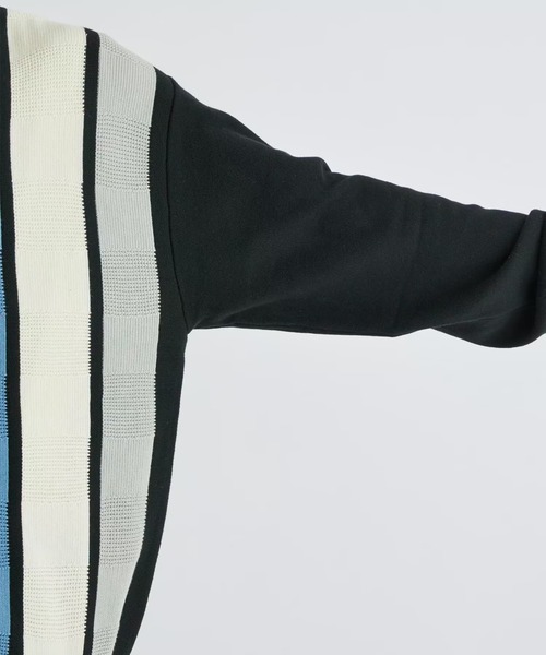 F-LAGSTUF-F（フラグスタフ）の「STRIPE KNIT CARDIGAN（カーディガン/ボレロ・メンズ・オレンジ/ブラック・M/L）」の19枚目の写真